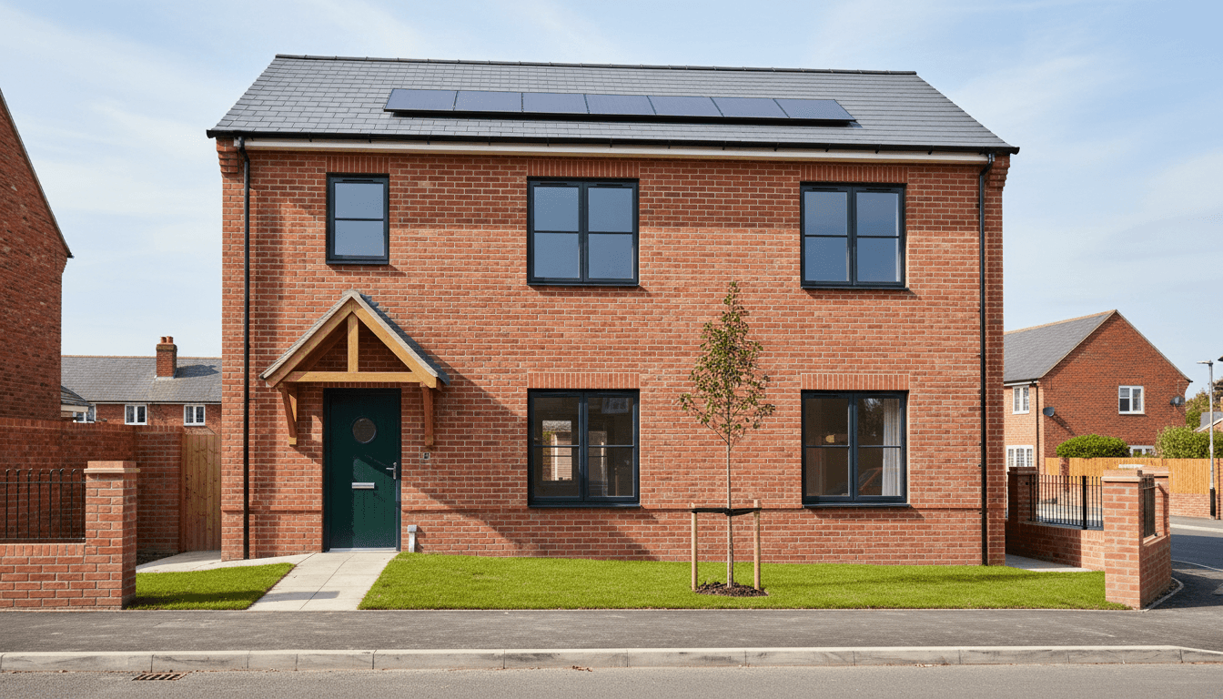 Recently completed residential build in Colchester